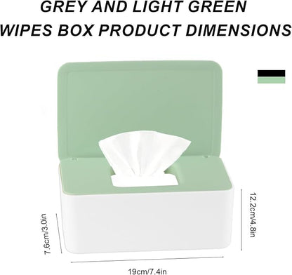 2Pcs Diaper Wipes Dispenser, Refillable Wipe Container, Wipe Container - Image 2