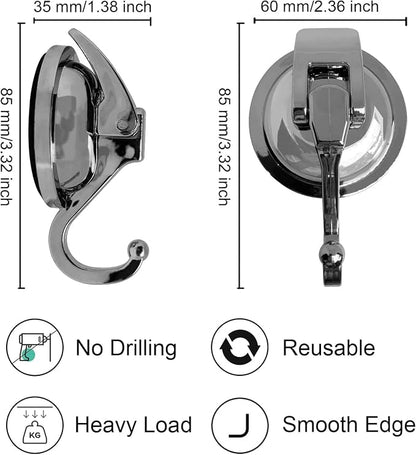 Heavy Duty Vacuum Suction Shower Hooks - Image 4