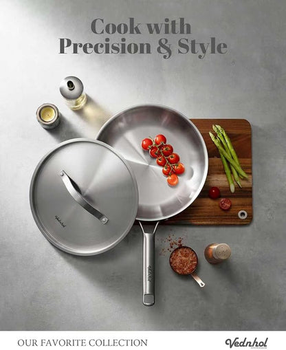 Stainless Steel Cookware Set, PFOA&PTFE Free, Dishwasher&Oven Safe, Kitchen - Image 7