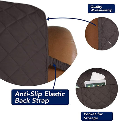 PureFit Reversible Quilted Sofa Cover, Water Resistant Slipcover Furniture - Image 3
