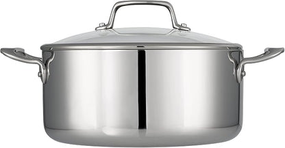 Tramontina Tri-Ply Clad Stainless Steel 5-Quart Dutch Oven Pot - Image 2