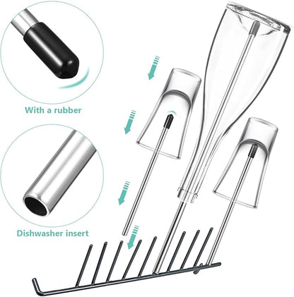 Bottles Bottles Bottles Bottle Holders Dishwasher 8pcs Dish Drying Rack - Image 2
