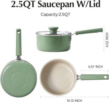 Redchef Ceramic Nonstick Saucepan - Image 7