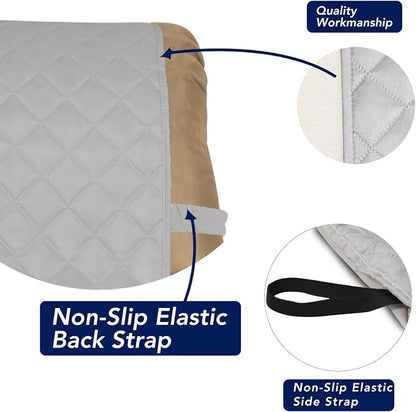 PureFit Reversible Quilted Sofa Cover, Water Resistant Slipcover Furniture - Image 3