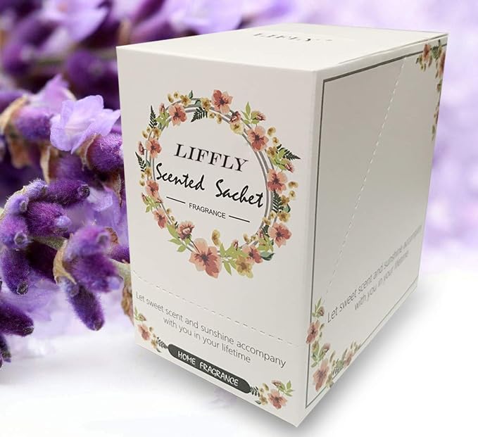 14 Packs Fresh Linen Scented Sachets Bags fit Drawers and Closets Gift Box - Image 6