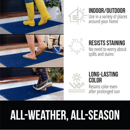 GORILLA GRIP Front Door Mat, Indoor Outdoor Ultra Absorbent HydroAbsorb Doormat - Image 5
