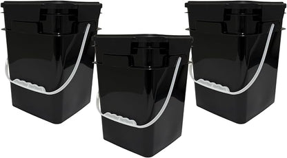 House Naturals 4 Gallon Square Food Grade Bucket Pail by House+Naturals