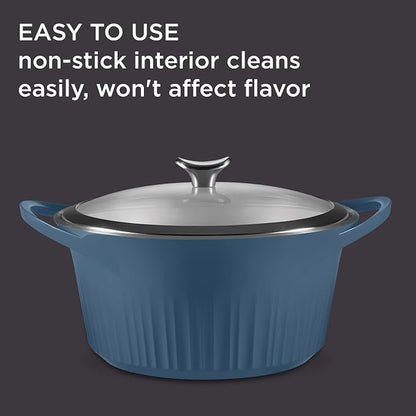 CorningWare QuickHeat 5.5-QT Cast Aluminum Dutch Oven - Image 4