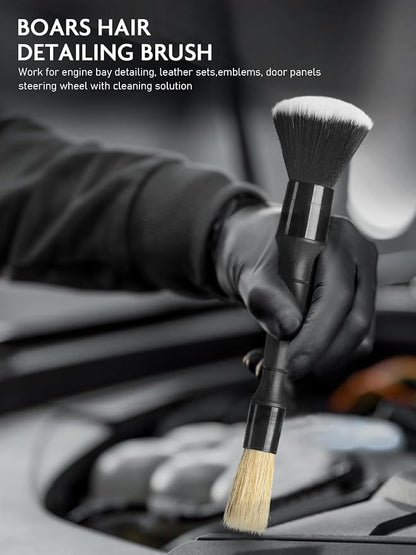 Fantasticlean 9PCS Car Interior Detailing Set, Microfiber Cloth & Applicator - Image 6