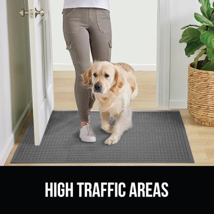 GORILLA GRIP Front Door Mat, Indoor Outdoor Ultra Absorbent HydroAbsorb Doormat - Image 6