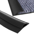 Self Adhesive Carpet Transition Strip with Edge Trim, Designed for Seamless Transitions from Carpet to Tile or Vinyl Floors, Perfect for Doorways.(Black,60ft)