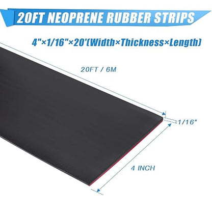 Adhesive Rubber Strips Neoprene Rubber Sheets, Rolls & Strips - Image 2