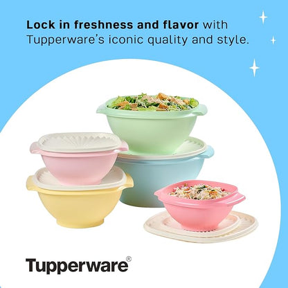 Tupperware Heritage Collection, 10 Piece Food Storage Container Set in Vintage - Image 5