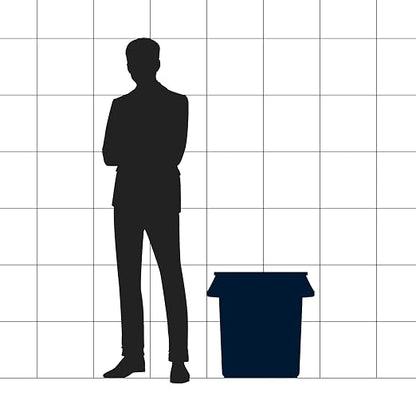 20 Gallon Purple Round Commercial Trash Can - Image 2