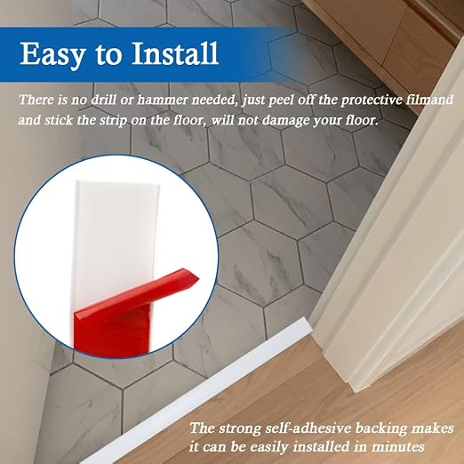 Floor Transition Strip Self Adhesive Floor Cover Strips Laminate 3" Wide Vinyl - Image 3
