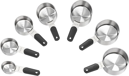 Magnetic Handles 7 Piece Stainless Steel Measuring Cups, Kitchen Gadgets - Image 4