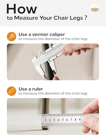 24-Pack Silicone Chair Leg Floor Protectors - Image 3