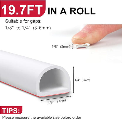 Benory Silicone Weather Stripping Door Seal - Image 3
