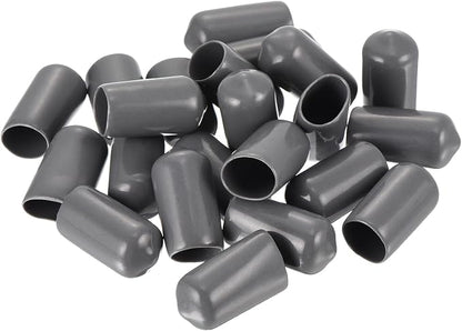 uxcell 20pcs Rubber End Caps 10mm ID Vinyl PVC Round Tube Bolt Cap Cover Screw - Image 4