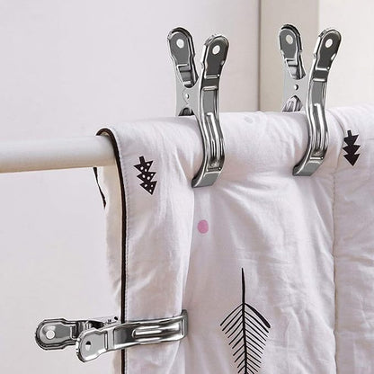 Large Heavy Duty Metal Clothespins 6 Packs Stainless Steel Clothespin, Big - Image 6
