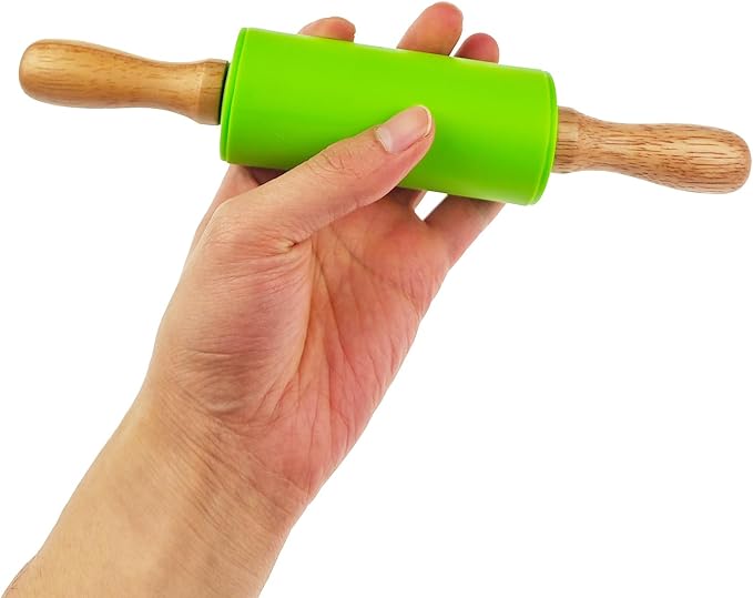 18 Pack Small Rolling Pin for Kids, 9 Inch Kids Rolling Pin for Home Kitchen - Image 4