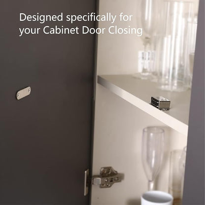 Mousike Cabinet Magnets 30lb Stainless Steel Magnetic Door Catch - Image 5