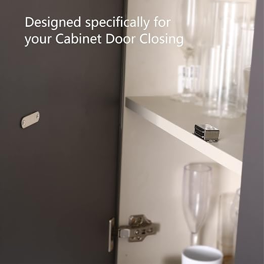 Mousike Cabinet Magnets Magnetic Door Catch Stainless Steel Door Magnet - Image 4