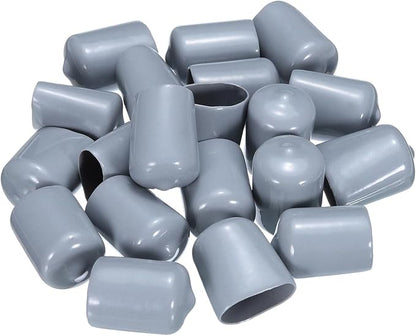 uxcell 20pcs Rubber End Caps 19mm ID Vinyl PVC Round Tube Bolt Cap Cover Screw - Image 4