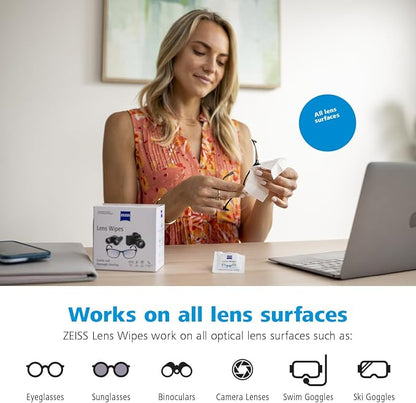 ZEISS Pre-Moistened Lens Cleaning Wipes - Image 7