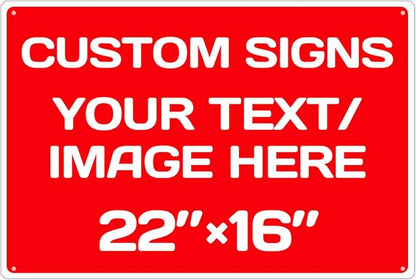 Personalized Aluminum Weatherproof Metal Sign by Repaly