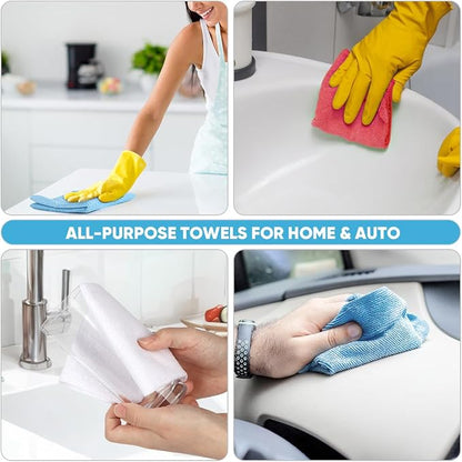 AIDEA Microfiber Cleaning Cloth Roll, Microfiber Towels - Image 5
