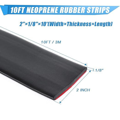 Adhesive Rubber Strips Neoprene Rubber Sheets, Rolls & Strips - Image 2