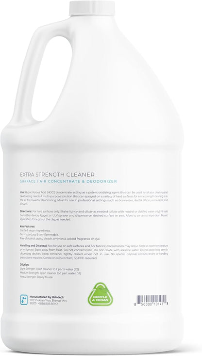 BRIOTECH Extra Strength HOCl Cleaner, 500 PPM Hypochlorous Acid Concentrate - Image 9