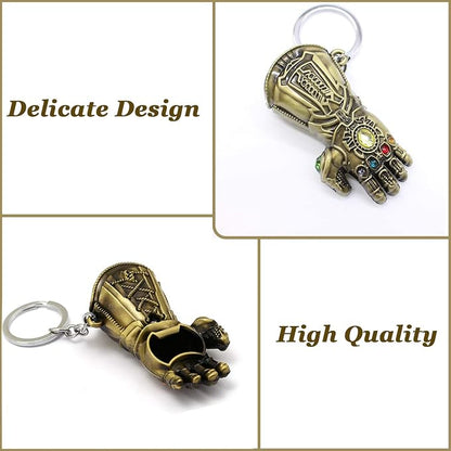 2-Pack Hammer Keychain Bottle Opener and Glove Keychain Bottle Opener, Beer - Image 2