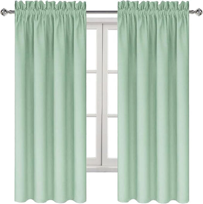 DWCN Blackout Curtains Room Darkening Thermal Insulated Bedroom Curtains Window - Image 9