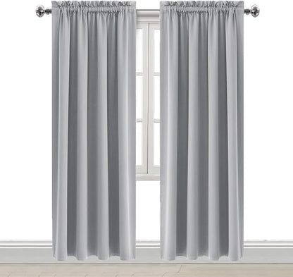DWCN Blackout Curtains Room Darkening Thermal Insulated Bedroom Curtains Window - Image 9