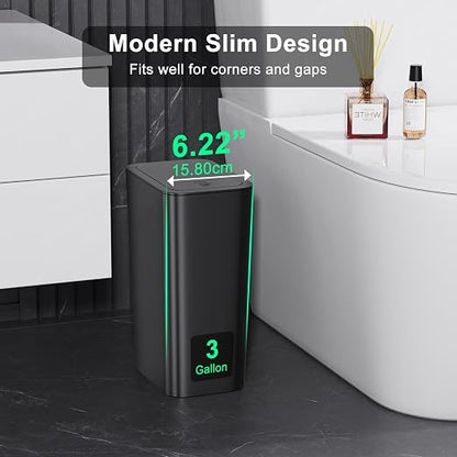 N. NETDOT 3 Pack Small Trash Can - Image 2