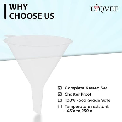 Funnel Set - Durable, Food-Grade Plastic funnels - Image 6