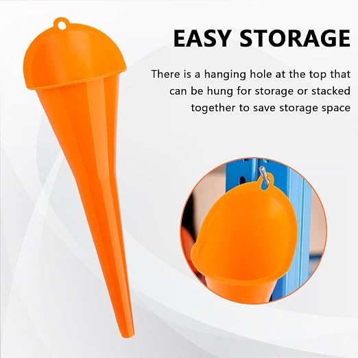 3-Pack Long-Neck Oil Funnels, Gas & Transmission Fluid - Image 4
