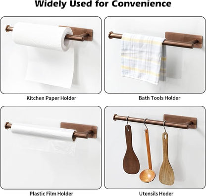 theaoo Rose Gold Paper Towel Holder - Image 5