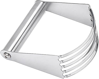 Dough Blender, 4.6 Inch x 4 Inch Stainless Steel Pastry Cutter - Image 3