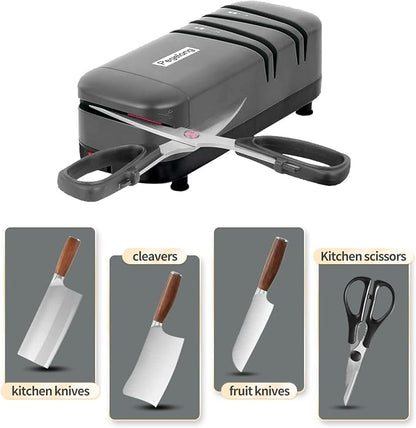 kitchen knife sharpener electric knife scissor sharpener 50w at 12.6-Degree - Image 3