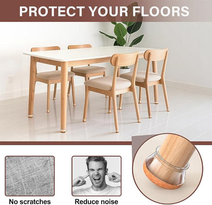 Chair Leg Floor Protectors Round Chair Leg Protectors - Image 4