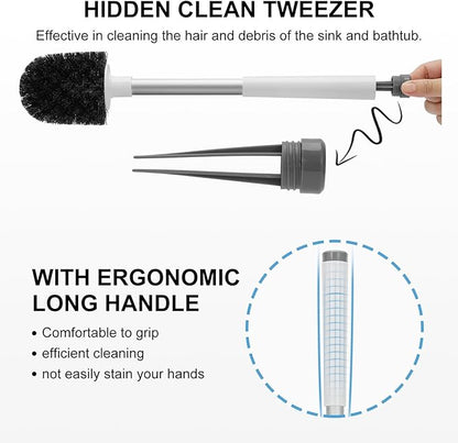 SetSail Toilet Brush 3 Pack Toilet Bowl Brush and Holder Toilet Cleaner Brush - Image 3