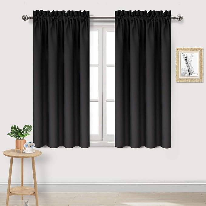 DWCN Blackout Curtains Room Darkening Thermal Insulated Bedroom Curtains Window by DWCN