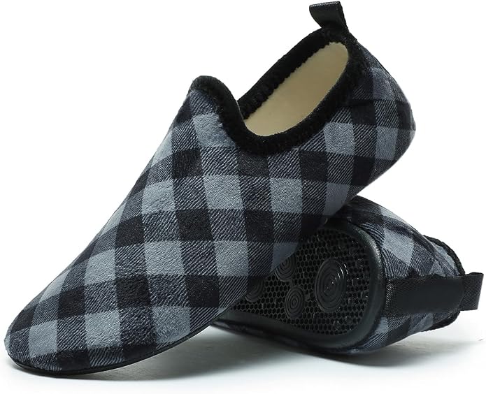 Adult Indoor House Slippers Socks Lightweight Non Slip Grip House Home Shoes - Image 2