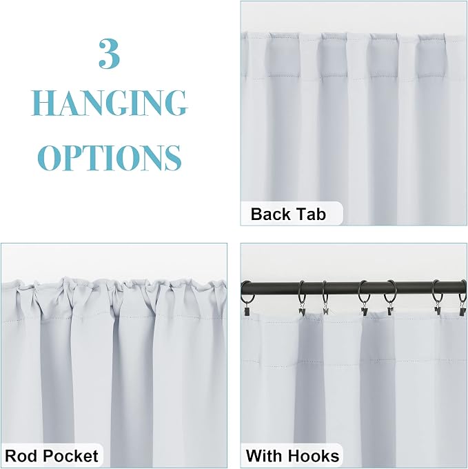 RYB HOME White Curtains for Bedroom - Image 5