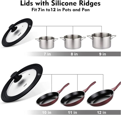 Ydeapi Universal Lids for Pots, Pans & Skillets - Image 3