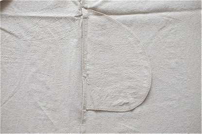 Cotton Linen Japanese Apron Halter Cross Back Bandage X Shape Aprons Two Pockets - Image 5