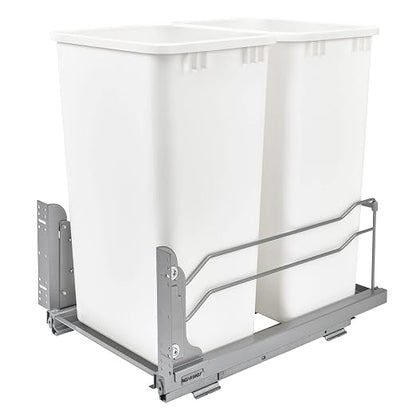 Rev-A-Shelf Double Pullout Trash Cans by Rev-A-Shelf